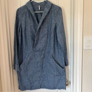 Free People Chambray Mini Dress